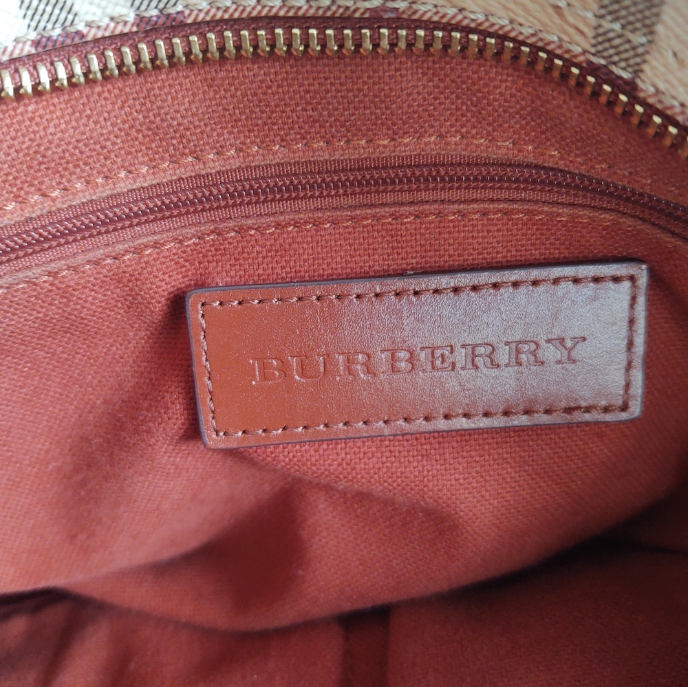 Burberry Haymarket Medium Tote - Picture 13 of 14
